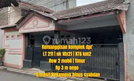 Hanya 5 menit kebinus syahdan! Rumah dekat taman komp dpr kebon jeruk