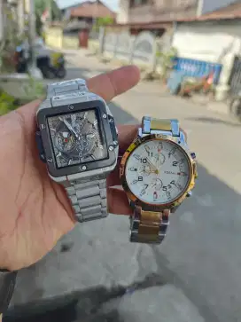 JAM TANGAN HUBLOT & FOSSIL MASIH BARU JUAL BERDUA