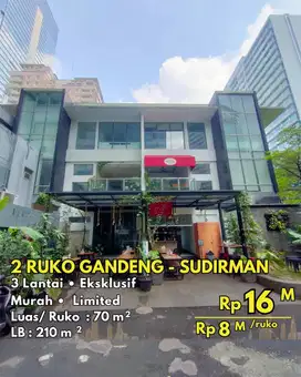 Ruko Gandeng Area Eksklusif Sudirman Jakarta Pusat