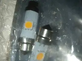 Lampu LED festoon ( 31mm warna kuning / Warm white )