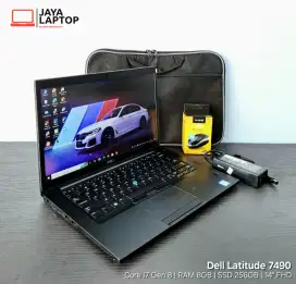 Dell Latitude 7490 Core i7 Gen 8 RAM 8GB SSD 256GB Laptop Second Bekas