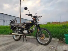 Honda Win 100 Komplit Hidup Plat Hitam Asli