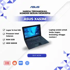 Laptop Asus X453M, Laptop Pelajar & Kerja Ringan