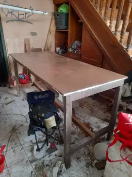 Meja lipat jumbo 2 meter.praktis cocok buat pasar malam bazar