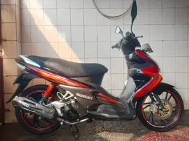(SIMPANAN) Suzuki Skywave Tahun 2008 Merah Hitam Two Colour (ORIGINAL)