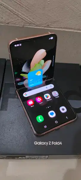 Samsung Z Flip 4 Gold resmi SEIN Ram 8/256gb