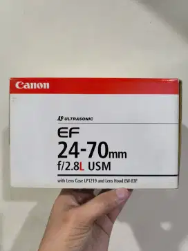 Canon 24-70mm F2.8L Fullset Box Like new bgt