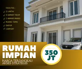 CLUSTER 2 LANTAI DENGAN HARGA TERMURAH CASH DAN KPR MULAI DARI 350 JT
