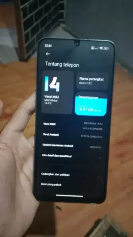 xiaomi redmi 13c ram 8+4/256 game anti lag kamera jernih
