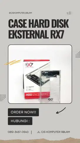 case harddisk rx7 usb 3.0