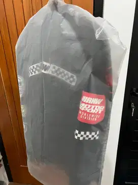 Jaket hoodie motoran Rabbit & Wheels Racing