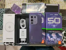 Infinix Note 50 pro Ungu Ram 8/256 lengkap 3 minggu pakai Supermulus