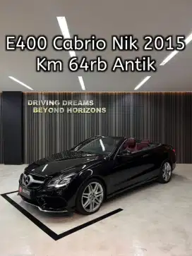 MERCEDES BENZ E400 AMG CONVERTIBLE AT 2015