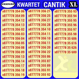 XL-D) NOCAN XL KWARTET kartu perdana nomor cantik rapi super murah