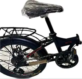 LIPAT 20inch Odessy Ritz 7speed Disc Brake boncengan bagasi