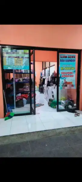 Over usaha laundry 2 cabang sudah berjalan ada pegawai tinggal neruska