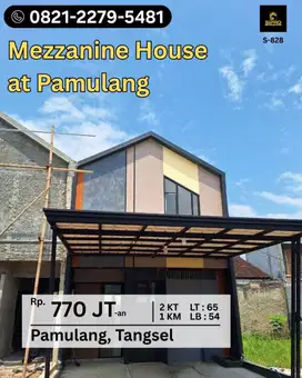 Rumah semi 2 Lantai akses strategis dekat stasiun sudimara