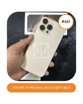 #661 Iphone 16 Pro Max Desert Titanium 256 Ibox Grns 14 Agst 26 BH100%