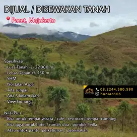 JUAL SEWA Tanah Villa Vila Pacet Mojokerto Tretes Trawas Tempat Wisata
