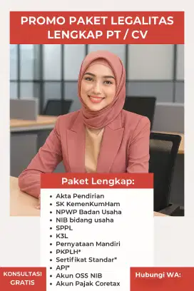 Perlengkapan Kantor Legal PT Lengkap