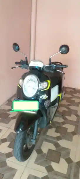 JUAL CEPAT HONDA SCOOPY FL 2017 IJO STABILO