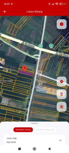 Jual Cepat Tanah dekat KPT Pemda Brebes
