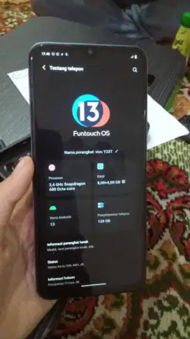 Vivo Y33 T Dijual Cepat