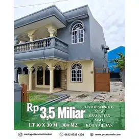 Rumah Vintage 2 Lantai di Gatot Subroto Medan View Manhattan