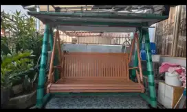Ayunan Jumbo 101 x 47 x 75 Kayu kokoh (boleh nego)