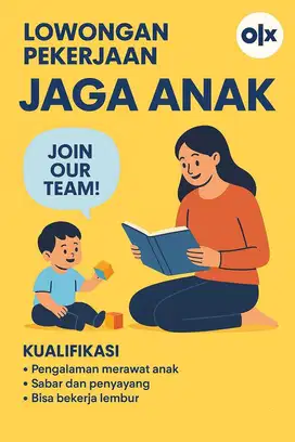 DICARI SEGERA MOMONG BAYI, BEBENAH RUMAH.