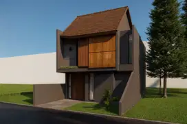 Timur Jl. Kaliurang Km 13 – Rumah 2 Lantai Tropis Modern Sleman
