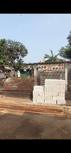 Dijual tanah sudah bentuk pondasi