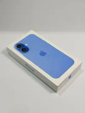 NEW iPhone 16 128GB iBox Baru Garansi Resmi 1 Tahun - Ultramarine