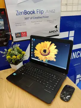 LAPTOP ACER TRAVELMATE P243 CORE I3 RAM 4GB HDD 500GB SIAP PAKAI