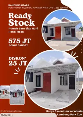 RUMAH ANTI RIBET! Baru di Cluster Dkt Polban Gegerkalong Cihanjuang