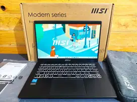 MSI Modern 14 C12M Core i3-1215U RAM 8GB NVMe 256GB Garansi 09/2026