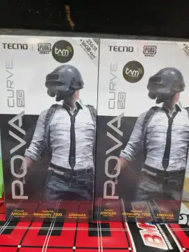TECNO POVA 7 5G CURVE ( LAYAR MELENGKUNG ) BARU GARANSI RESMI