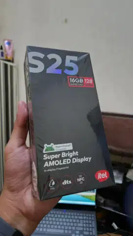 Itel S25 8/128 Black reguler (itel/tecno/Infinix)
