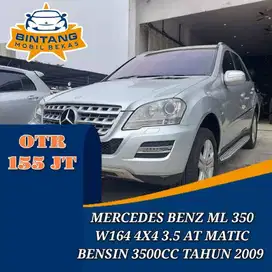 MERCEDES BENZ MERCY ML 350 W164 4X4 AT MATIC 3500 CC BENSIN TAHUN 2009