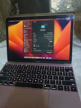 Macbook 2017 m3 12in 8/256 Minus Layar