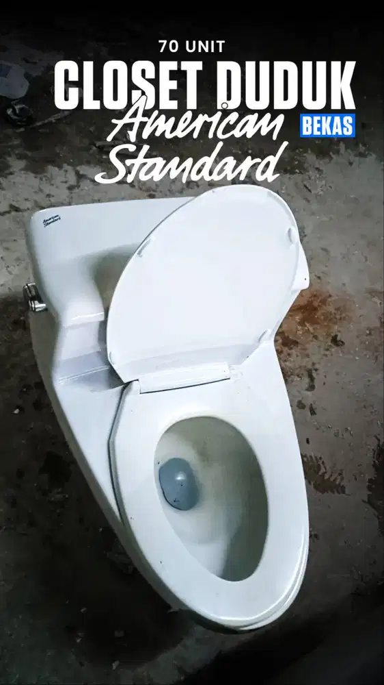 Kloset duduk American Standard bekas
