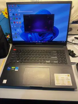 Jual Laptop Asus Vivobook core i7 RTX 3050 OLED kondisi baik