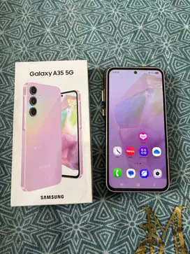 Samsung Galaxy A35 8 256Gb 5G No Minus Fullset Mulus Pink