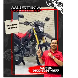 Perfect Condition!!Honda CRF 150L 2022 Black Plat Jatim Mulus-Mustika
