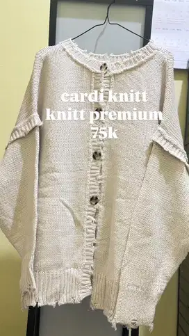 cardi knitt besar
