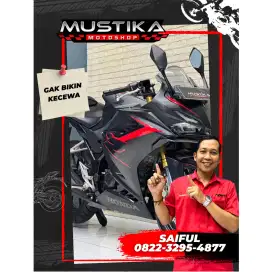 Odo 5rb Istimewa!!Honda CBR 150R 2021 Black N Asli Mulus-Mustika