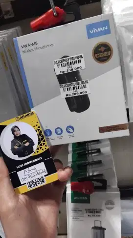 MICROPHONE VIVAN VWA-M8L | ATLANTIS DAHSYAT