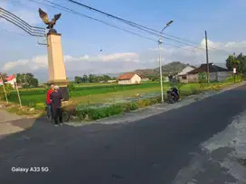 Dijual Tanah Sawah Luas di Sompilan Tegaltirto Berbah