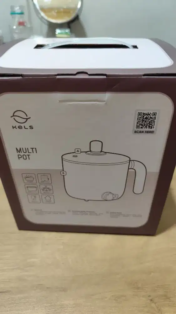 Multipot merk kels ukuran 1.2 liter baru