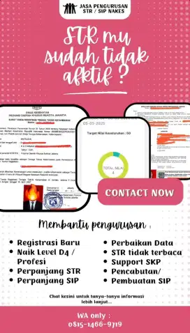 Jasa Pengurusan STR & SIP Nakes